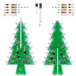 Juletr 3D byggest blinker