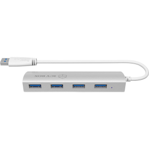 USB 3.0 4 ports hub med kabel