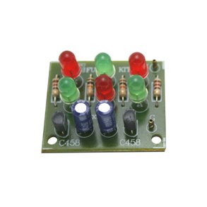 DISCO DANSELYS MED 6 LEDS I 2 FARVER  (BYGGEST)