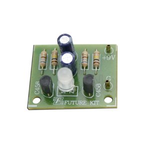 BLINKERKREDSLB MED 2 FARVET LED  (BYGGEST)