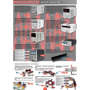 Lab. str�mforsyning 0-30V/0-3A m.display