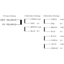RINGKERNETRANSFORMATOR 2x15V/2x80VA= 160VA