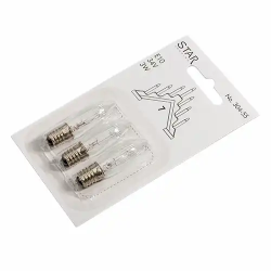 Prer 7-armet lysestage - Kort med 3 stk. 34V 3W