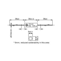 9W 4.7 Ohm Effektmodstand trdviklet