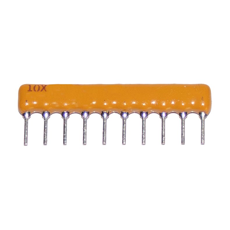 Modstandsnetvrk SIL 10P 9x1K