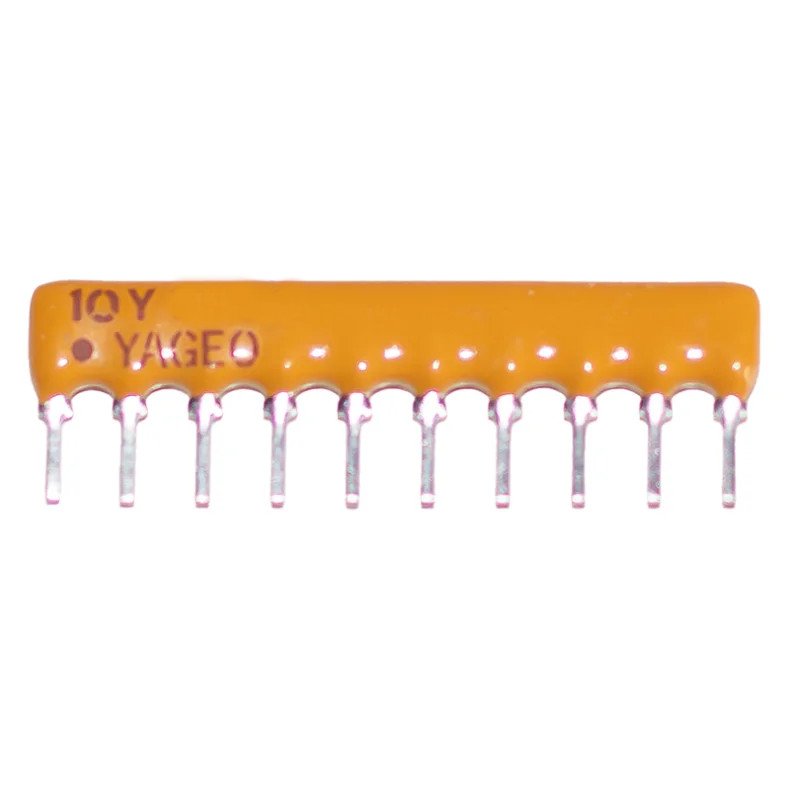 Modstandsnetvrk SIL 10P 5x100K Separat