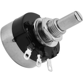 Drejepotentiometer mono 20K OHM 6mm aksel liner RV24YN-20S-B203