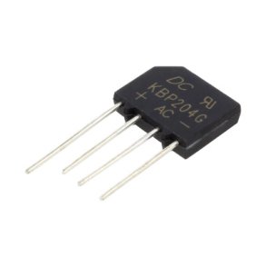 BROKOBLING (IN LINE) 280VRMS/2.0A KBP204G