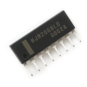 NJM2068L-D DUAL LO-NOISE 18V SIL8