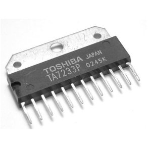 TA7233P POWER AMP. 12V 2x4.5W SIL12