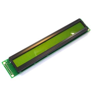 DEM40271SYH-LY 40x2 LCD Display m. Gul baglys