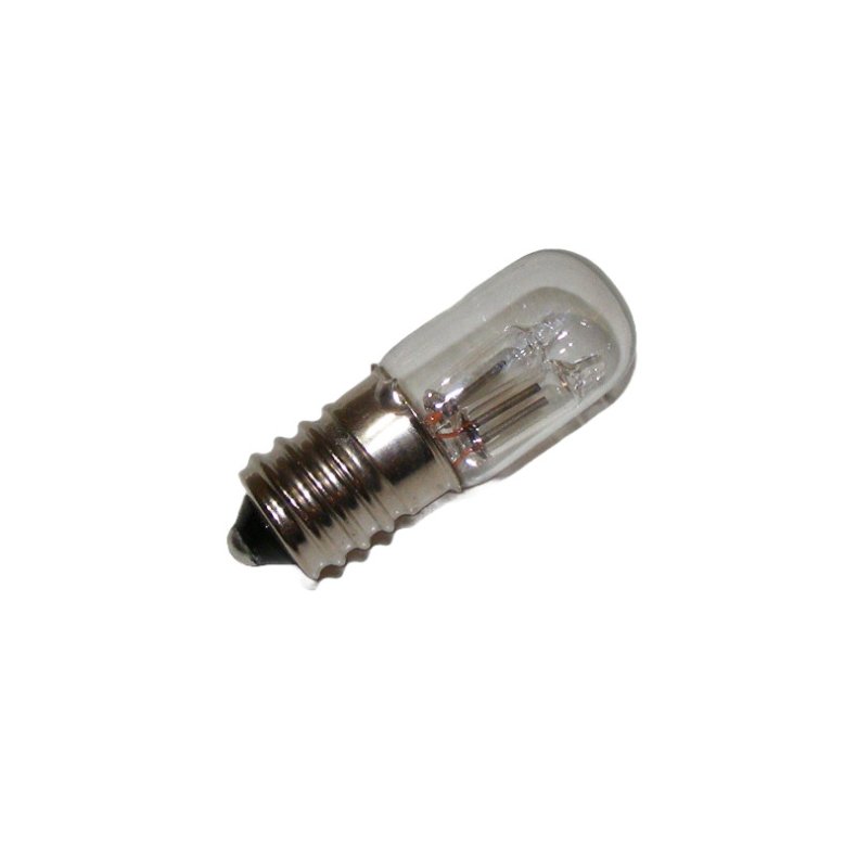Signallampe 230-380V 8-10W 16x51 mm. Klar glim