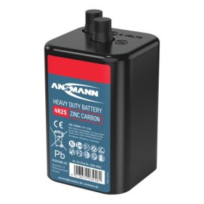 Batteri 6V 9000mA m. fjeder terminaler 