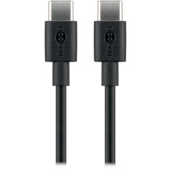 USB-C USB-C kabel 2.0m 3A sort