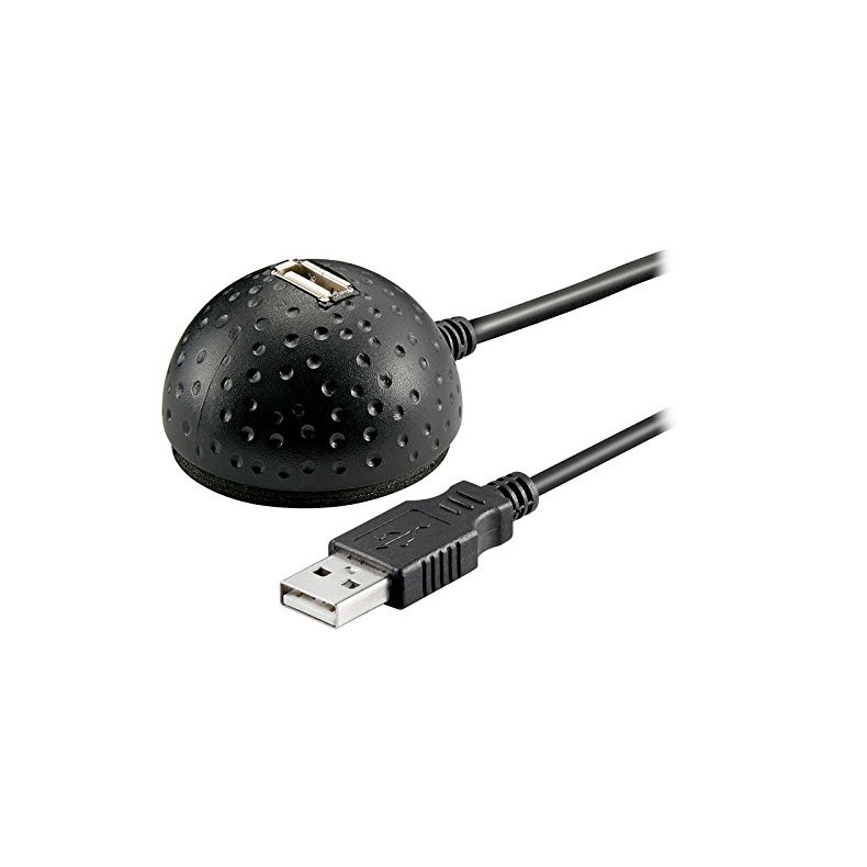 USB 2.0 forl�nger kabel A-A 1.5m med fod