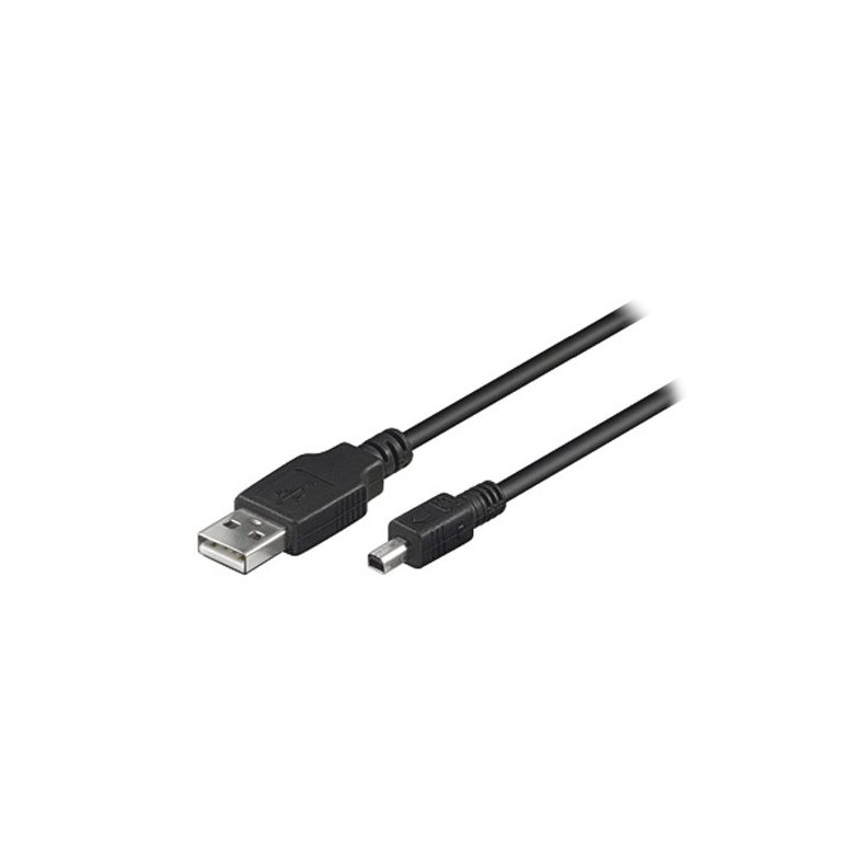 USB-A til USB MINI-B 4pl kabel 2.0 2m