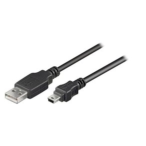 USB-A til USB MINI-B 5pl kabel 2.0 1.8m