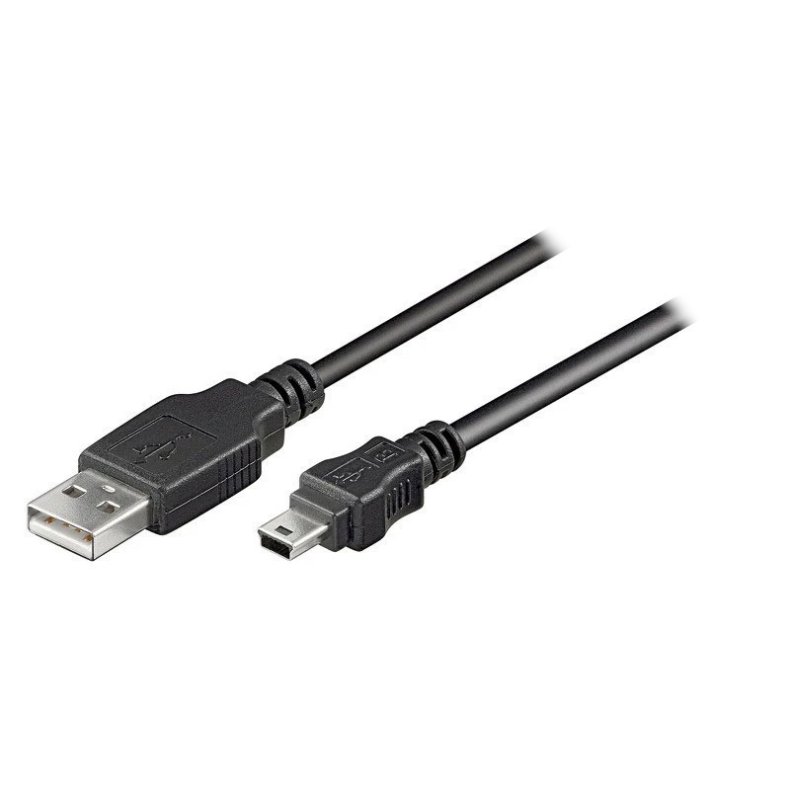 USB-A til USB MINI-B 5pl kabel 2.0 1.8m