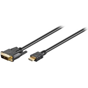 HDMI/DVI kabel (18+1) 1.0m