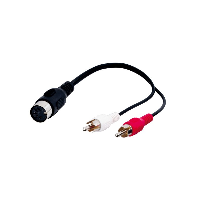 5pl DIN hun til 2x phono han 20cm