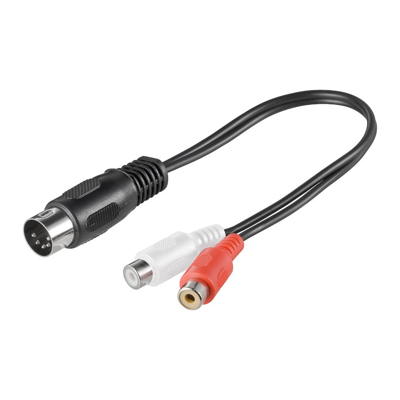 5pl DIN han til 2x phono hun 20cm
