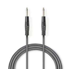 Guitar kabel han/han 6.3mm mono 3m sk�rmet