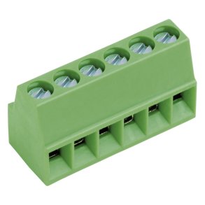 Skrueterminal for print 3pl. 2.54mm