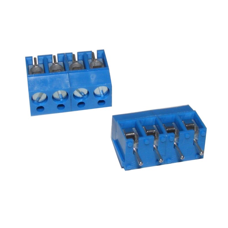 Skrueterminal for print 4pl. 5.08mm bl�