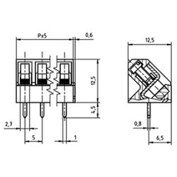 PRINTKLEMMUFFE 45 2pl 5.0mm