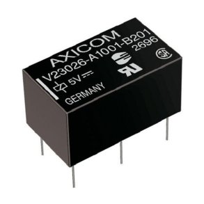 AXICOM rel� 5VDC/1.0A 370 Ohm 1 polet skifte 6pins