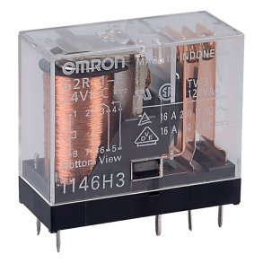Omron rel� 24VDC/16A 1100 Ohm SPDT 8pins G2R-1-E 24DC