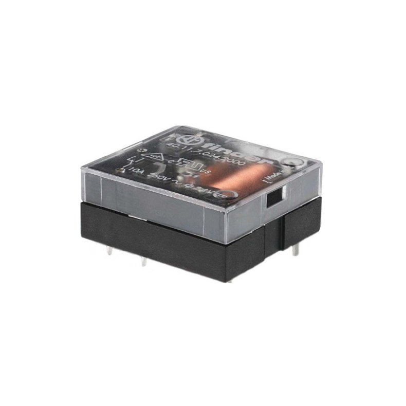 FINDER st�rkstr�msrel� 12VDC/10A 300 Ohm liggende 1 skifte 5pins