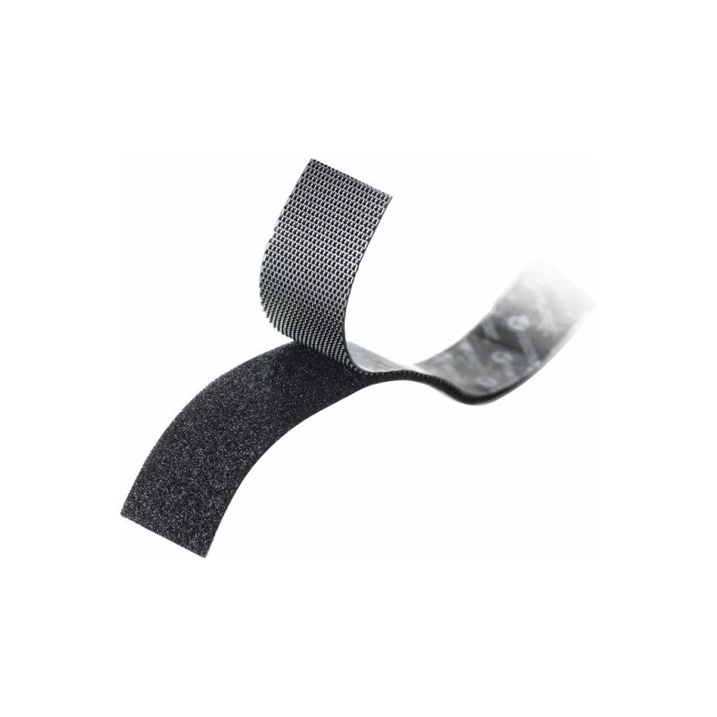 Velcrotape 20mm x 2.5m Sort