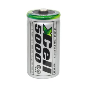 NiMh C LR14 1.2V 5000mAh Genopladeligt batteri �26.2 x L50mm