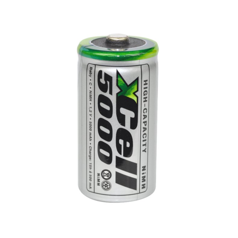 NiMh C LR14 1.2V 5000mAh Genopladeligt batteri �26.2 x L50mm
