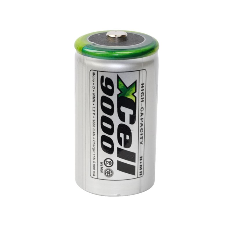 NiMh D LR20 1.2V 9000mAh Genopladeligt batteri �34.2 x L61.5mm