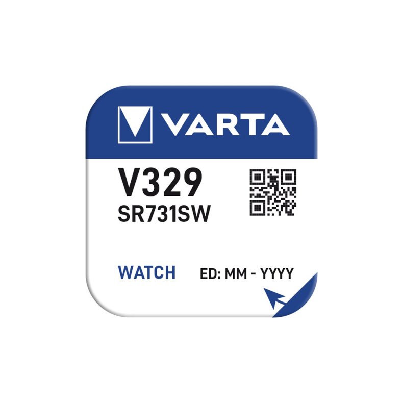Knapcelle batteri V329/SR731SW 37mA