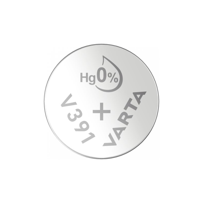 Knapcelle batteri V391/SR55/SR1120W/SR1121SW 42mA
