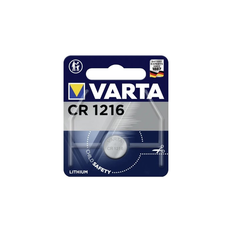 Lithium batteri 3V/34mAh CR1216