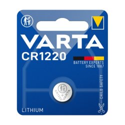Lithium knapcelle batteri 3V/36mAh CR1220