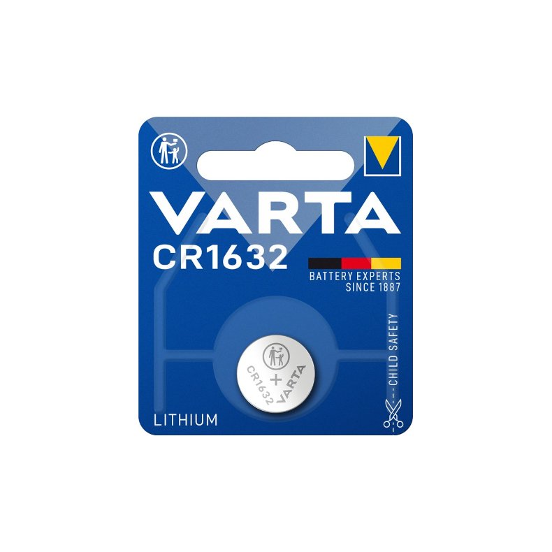Lithium knapcelle batteri 3V/140mA CR1632