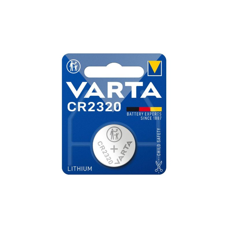 Lithium knapcelle batteri 3V/125mAh CR2320