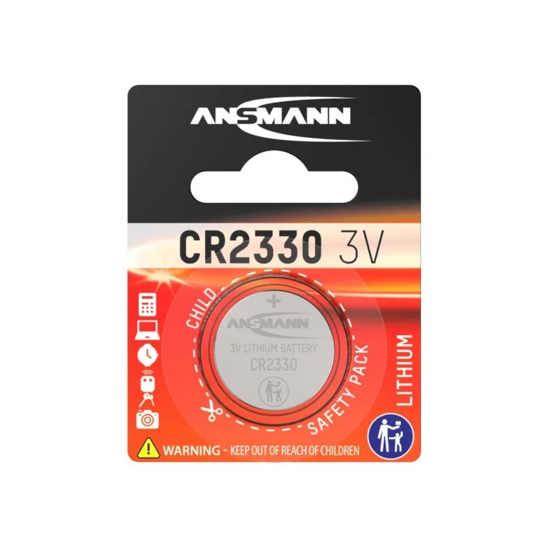 Lithium knapcelle batteri 3V/265mAh CR2330