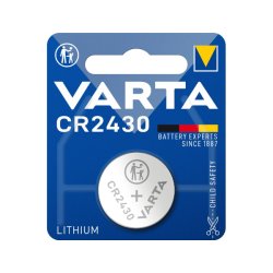 Lithium knapcelle batteri 3V/280mAh CR2430