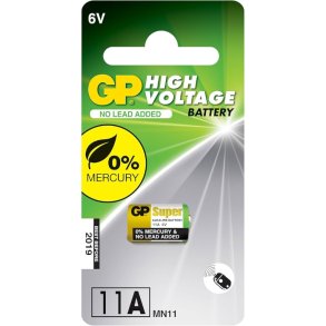 Alkaline batteri 6V 33mAh GP-11A