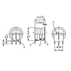 NiMh BATTERI 2.4V 80mAh 3 SPYD 16.5xH13.2mm