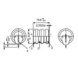 NiMh BATTERI 3.6V 80mAh 2 SPYD 16.5xH19.5mm