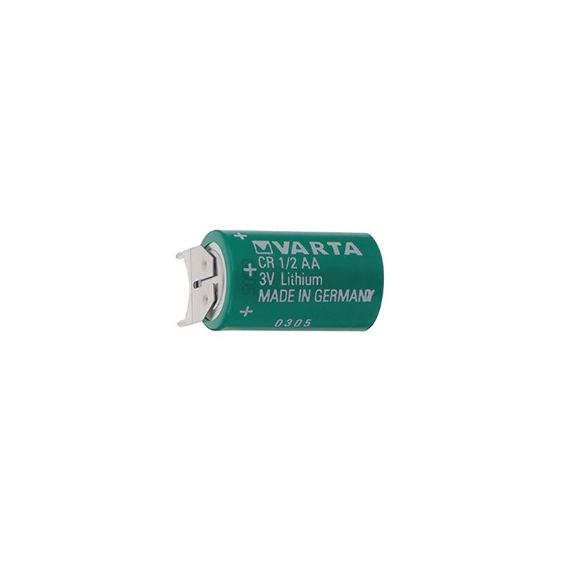 Lithium batteri 3V CR1/2AA m. printspyd