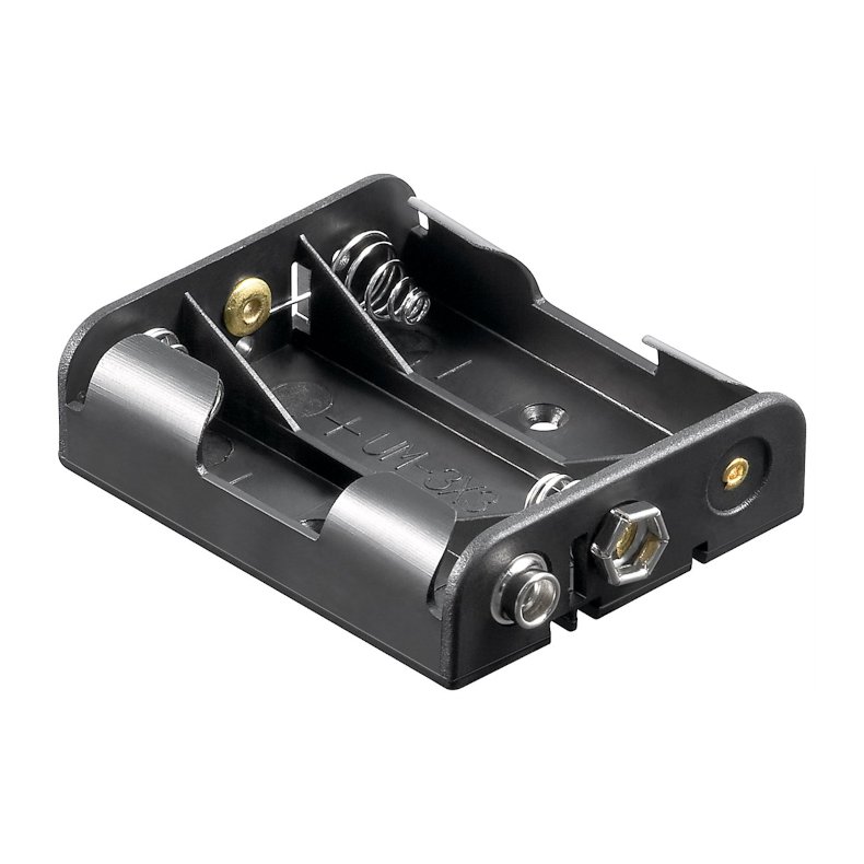 Battericontainer for 3xR6(AA) Snap terminal