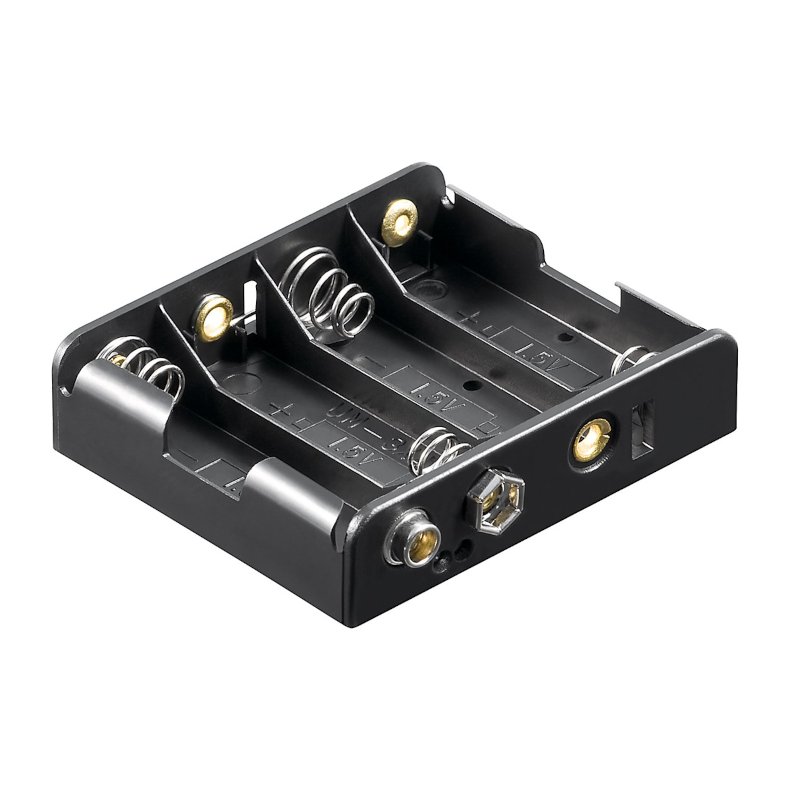 Battericontainer for 4xR6(AA) SNAP terminal